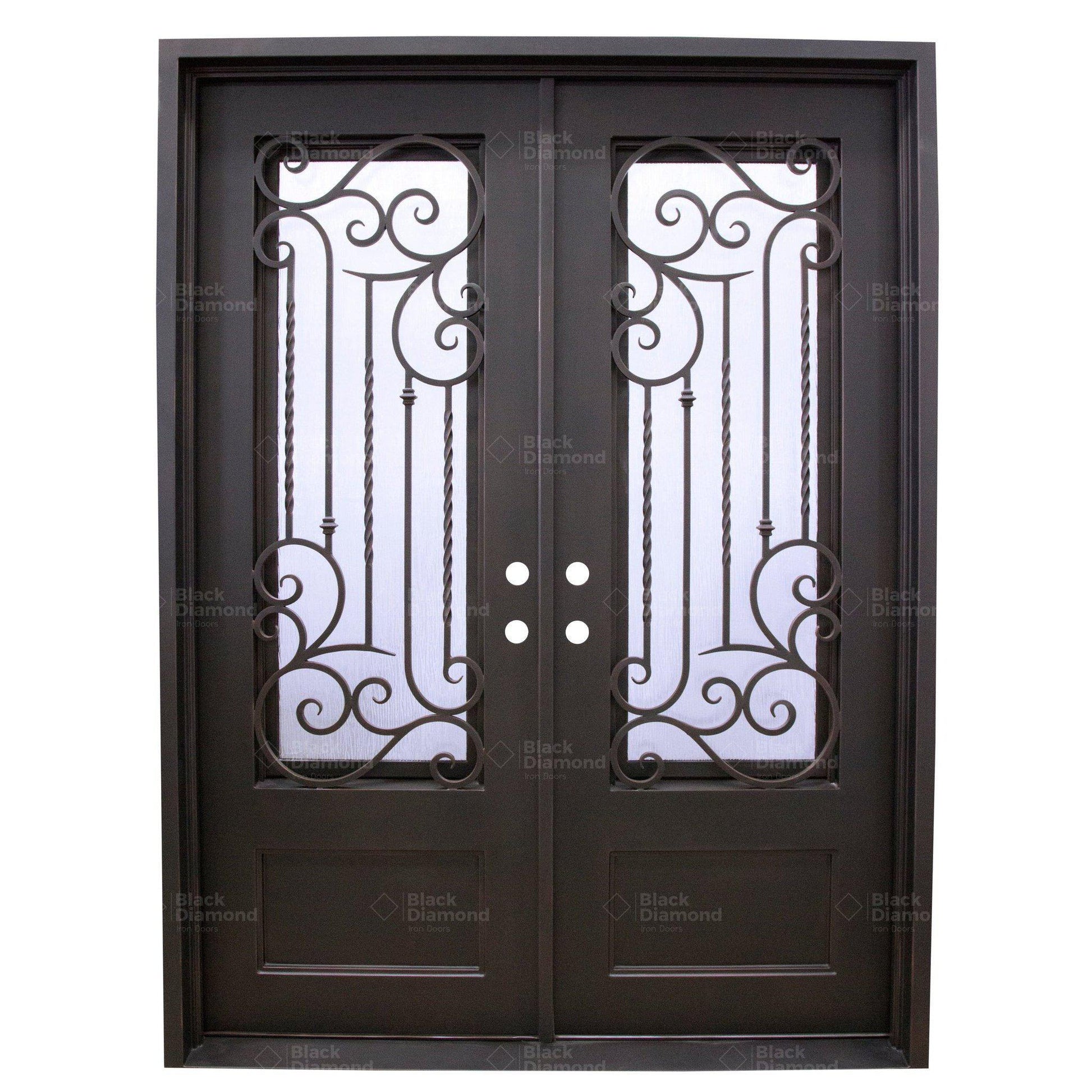 Pre-Order: Val Gardena | Wrought Iron Door (Ships 16-18 Weeks)