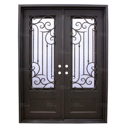 Pre-Order: Val Gardena | Wrought Iron Door (Ships 16-18 Weeks)