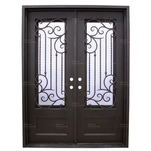 Pre-Order: Val Gardena | Wrought Iron Door (Ships 16-18 Weeks)