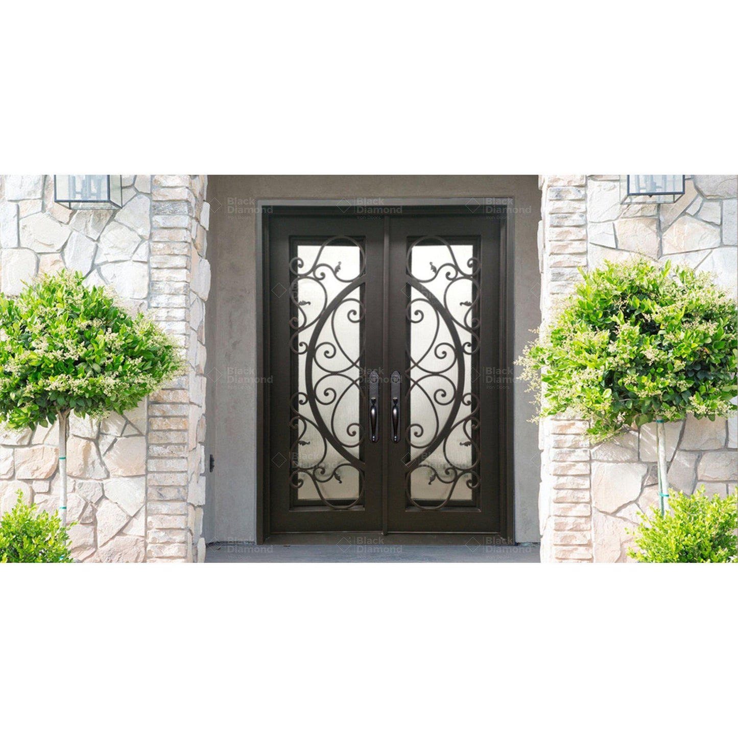 Pre-Order: Winter Park | Wrought Iron Door (Ships 16-18 Weeks)