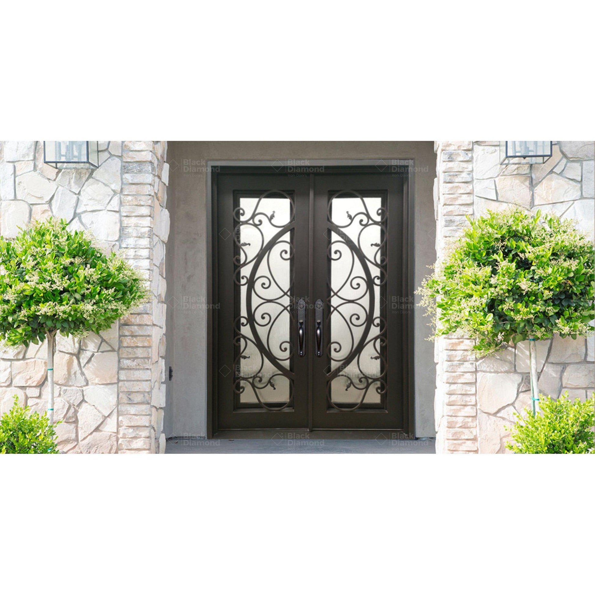 Pre-Order: Winter Park | Wrought Iron Door (Ships 16-18 Weeks)