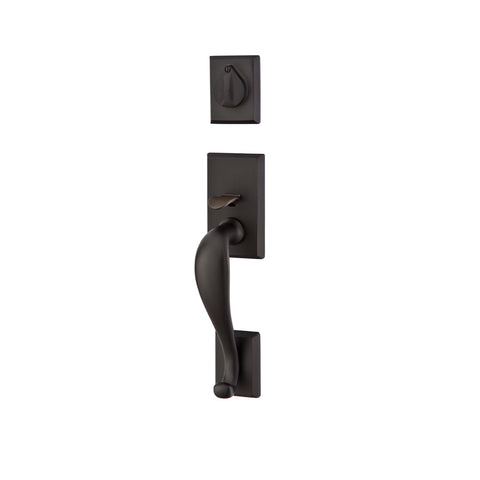 Emtek - Rustic - Rectangular Sectional-Handles & Locks-Black Diamond Iron Doors