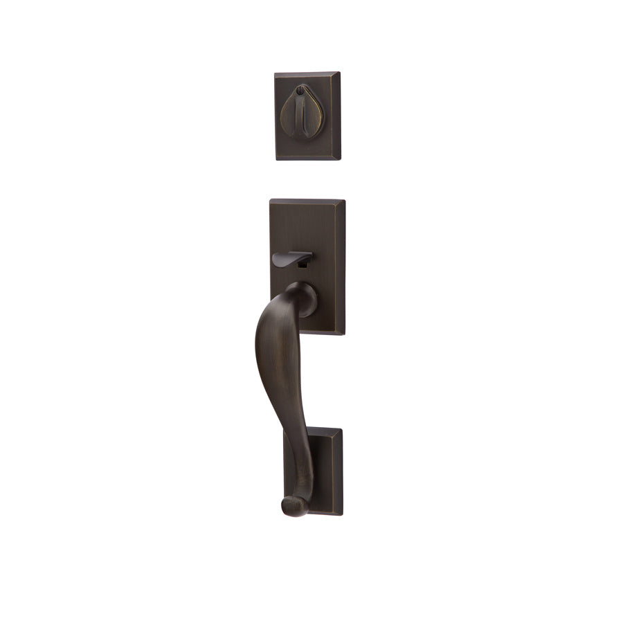 Emtek - Rustic - Rectangular Sectional-Handles & Locks-Black Diamond Iron Doors