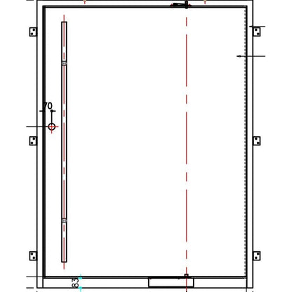 Pre-Order Rockford (Pivot)-Pivot Doors-Black Diamond Iron Doors