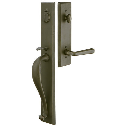 Emtek - Rustic - Rectangular Full Length-Handles & Locks-Black Diamond Iron Doors