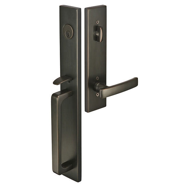 Shop Handles  Locks Emtek Rustic Ridgemont – Black Diamond Iron Doors