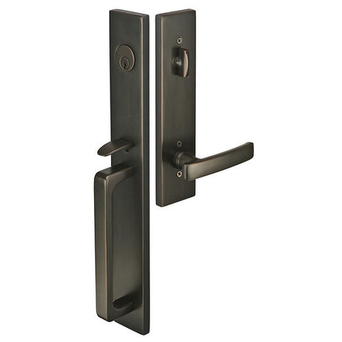 Emtek - Contemporary - Lausanne-Handles & Locks-Black Diamond Iron Doors