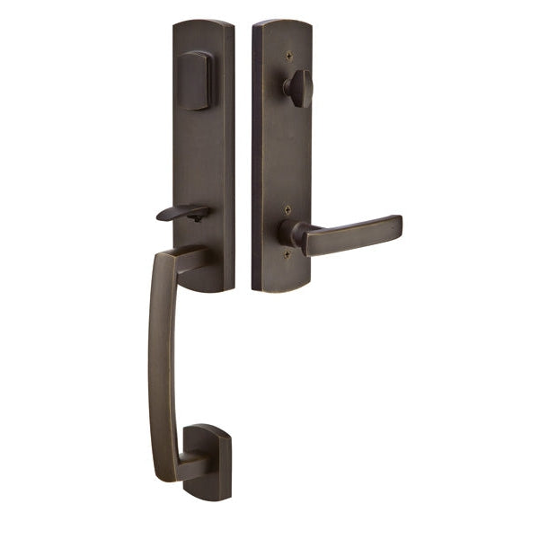 Emtek - Rustic - Logan-Handles & Locks-Black Diamond Iron Doors