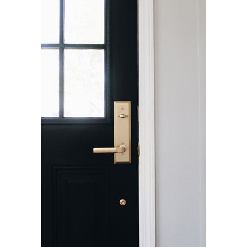 Shop Handles & Locks  Emtek - Contemporary - Traditional Heritage  Monolithic – Black Diamond Iron Doors